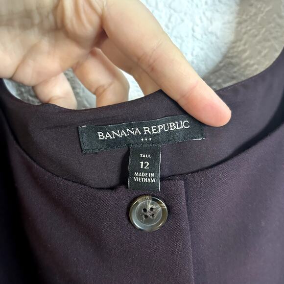 Banana Republic Factory Burgundy Midi Dress - Picture 10 of 10